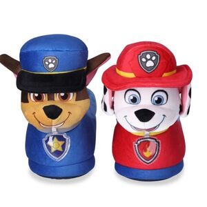 Paw Patrol Chase and Marshall light up slippers